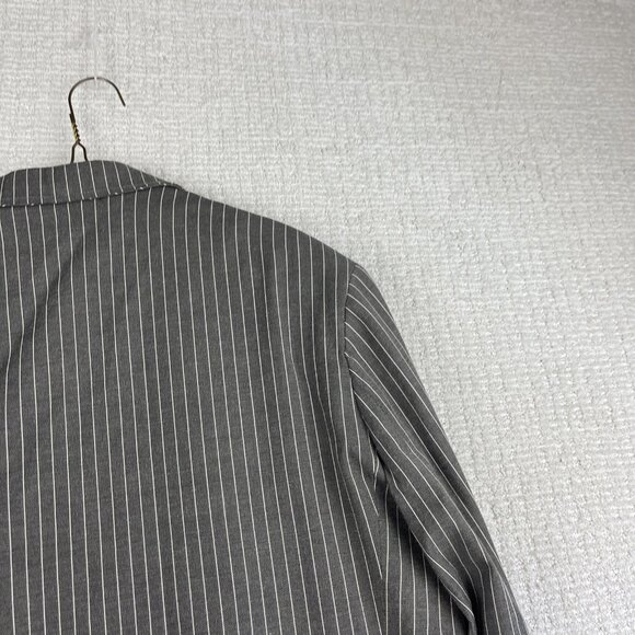 MASSIMO MODA Collezione Men's Grey White Stripped Suit Blazer Jacket Size 42R - Picture 16 of 16